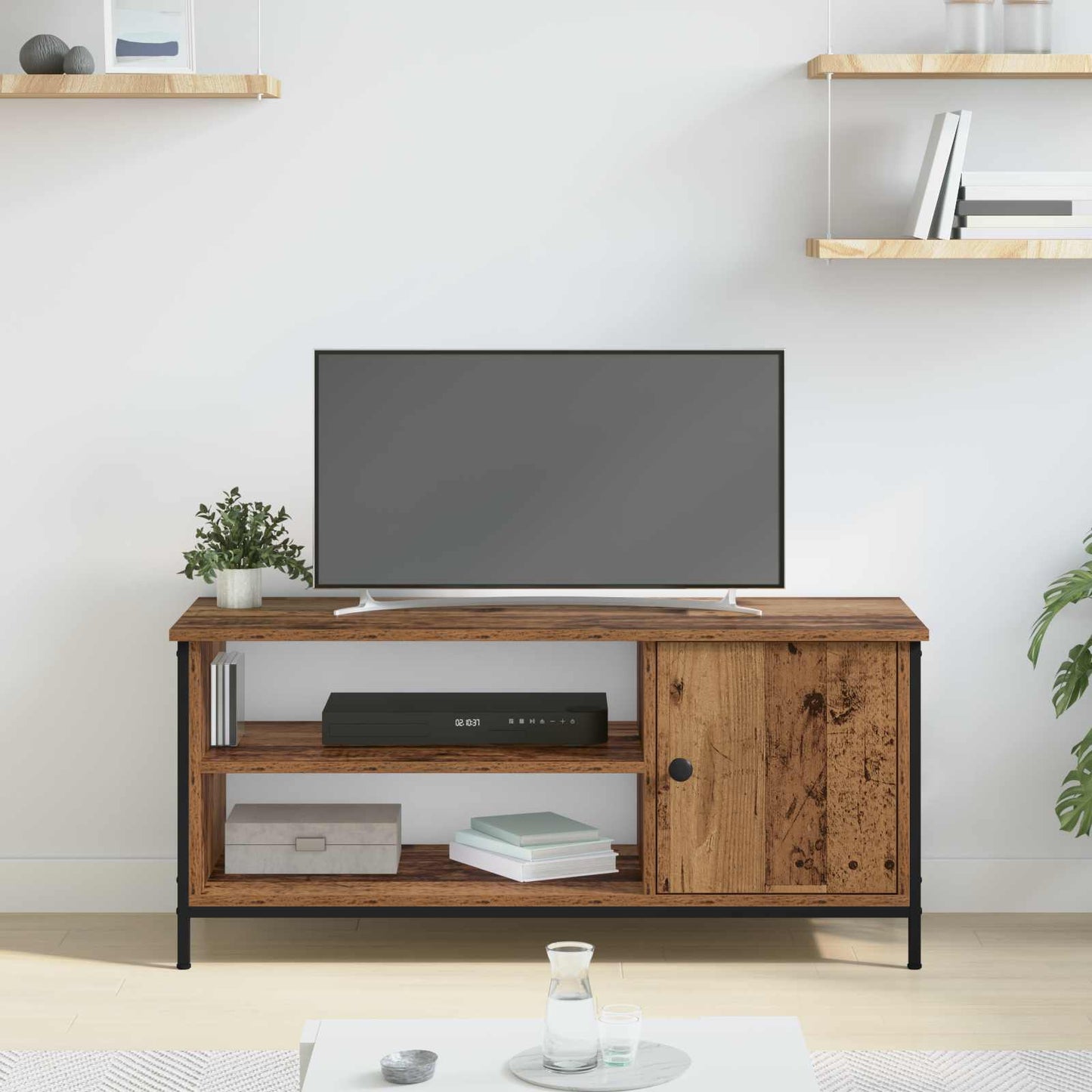 TV Cabinet Old Wood 100 x 40 x 45 cm Engineered Wood