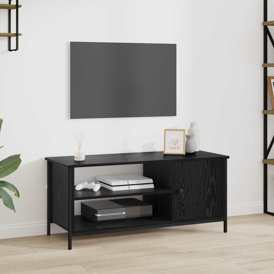 TV Cabinet 100 x 40 x 45 cm Black Oak Engineered Wood