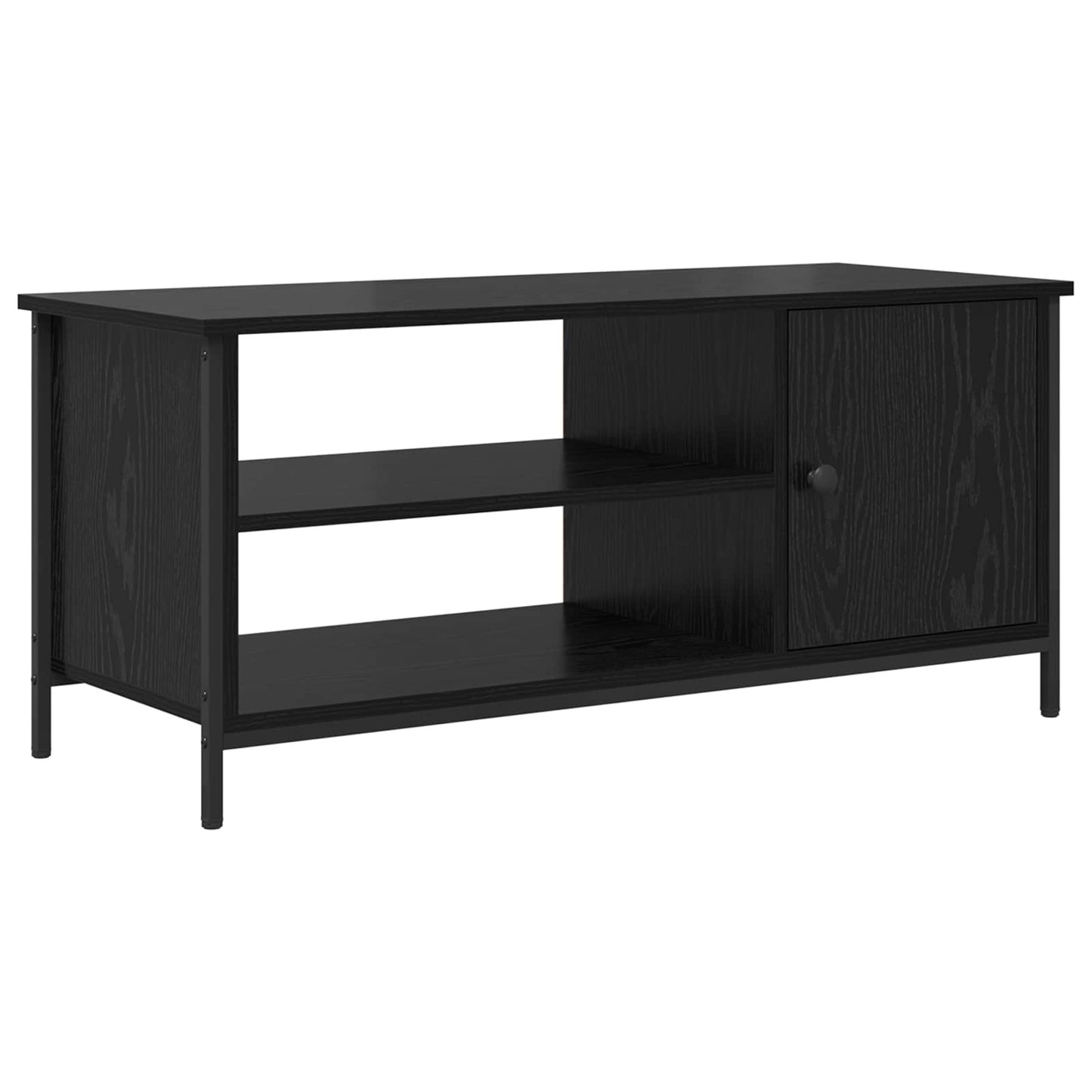 TV Cabinet 100 x 40 x 45 cm Black Oak Engineered Wood