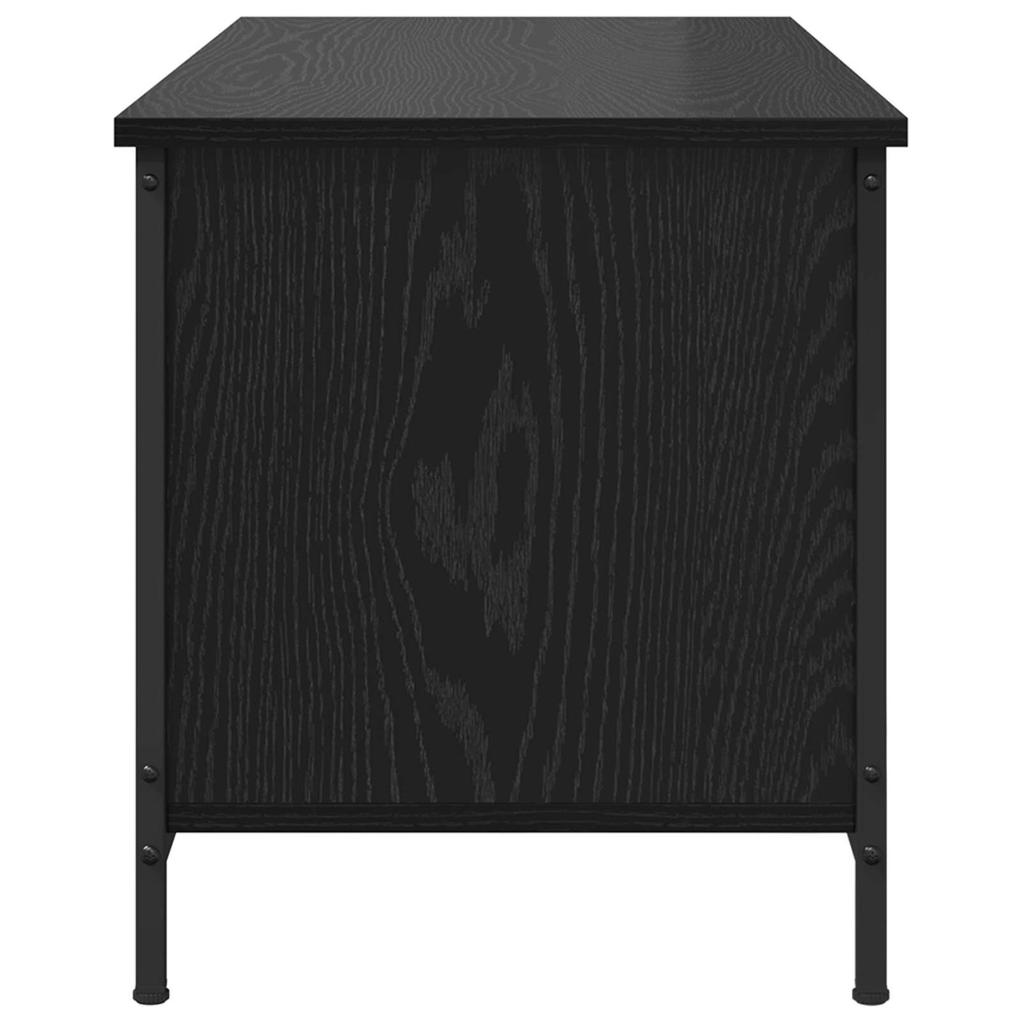 TV Cabinet 100 x 40 x 45 cm Black Oak Engineered Wood