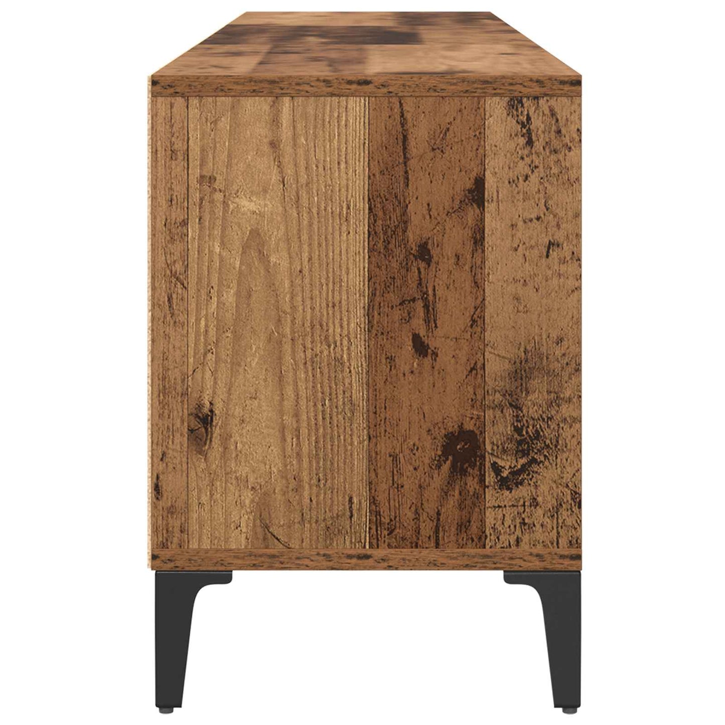 TV Cabinet Old Wood 150 x 30 x 45 cm Engineered Wood and Iron
