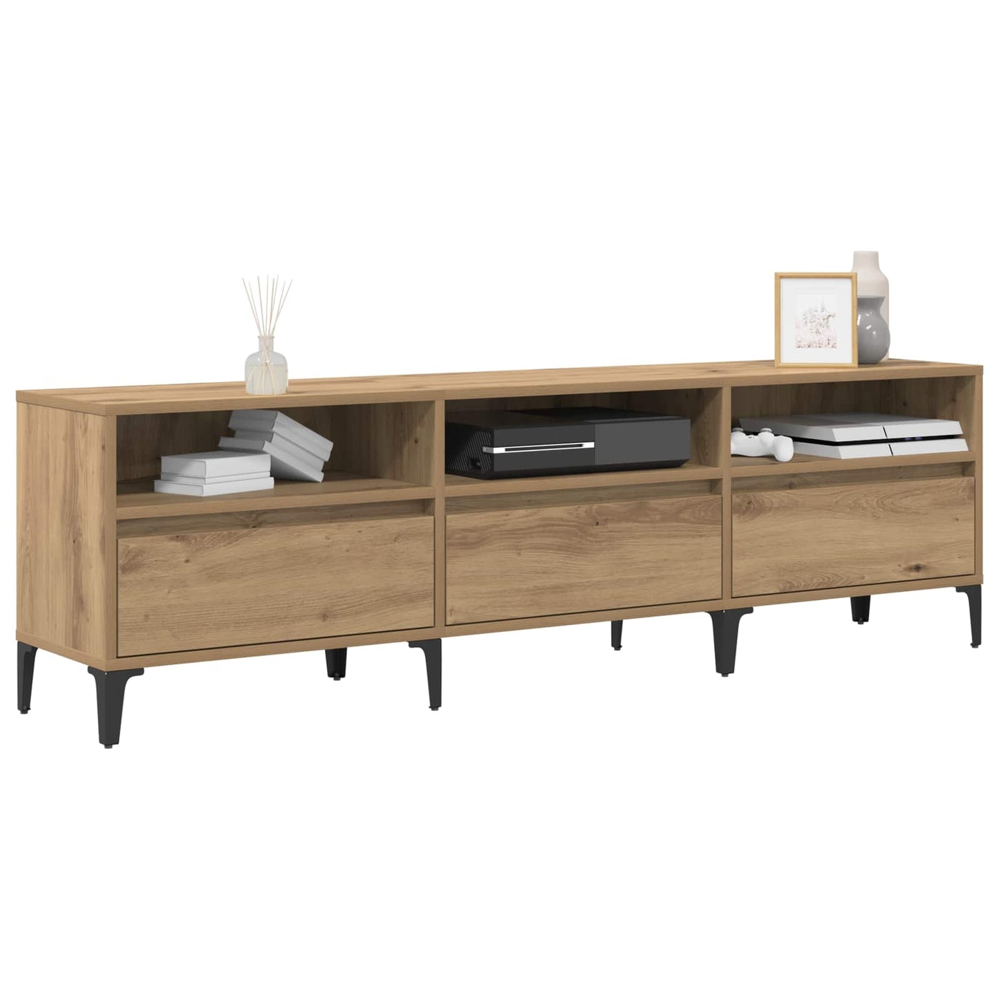 TV Cabinet with Drawer Artisan Oak 150 x 30 x 45 cm