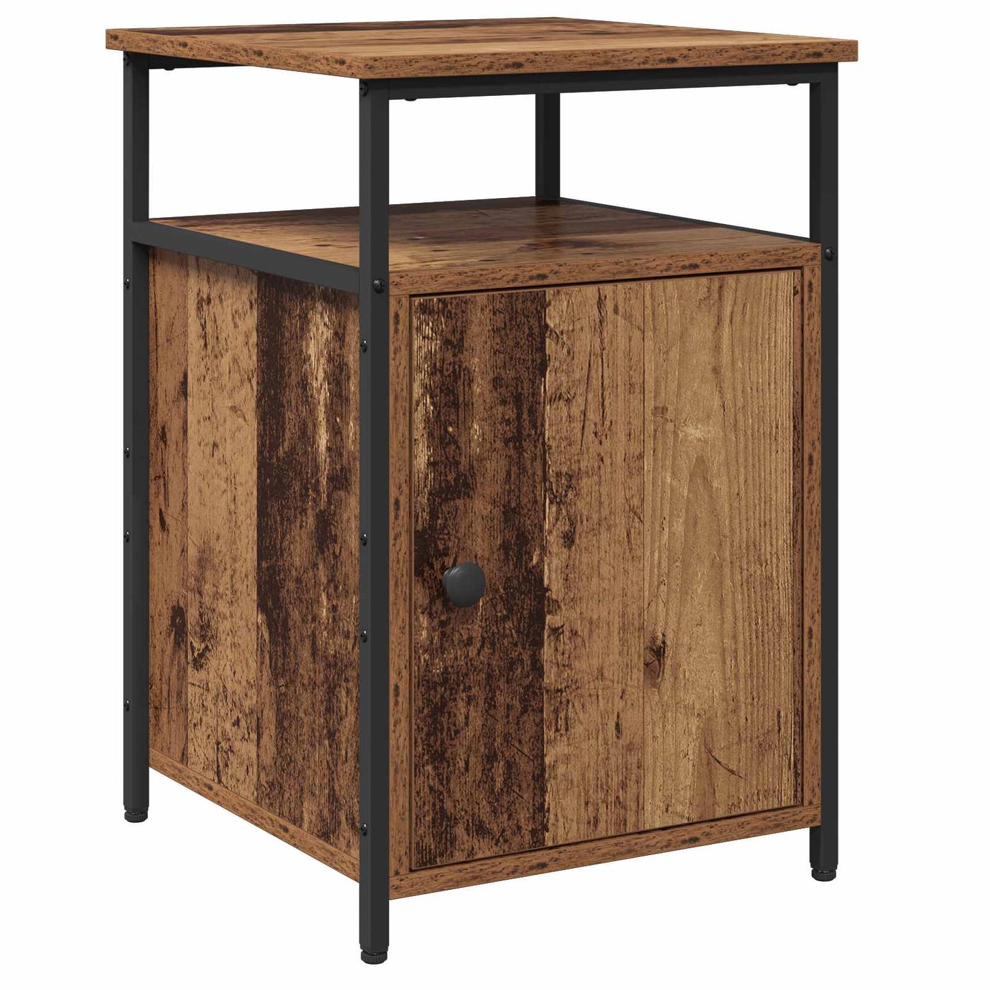Bedside Cabinet with Drawer Old wood Engineered Wood