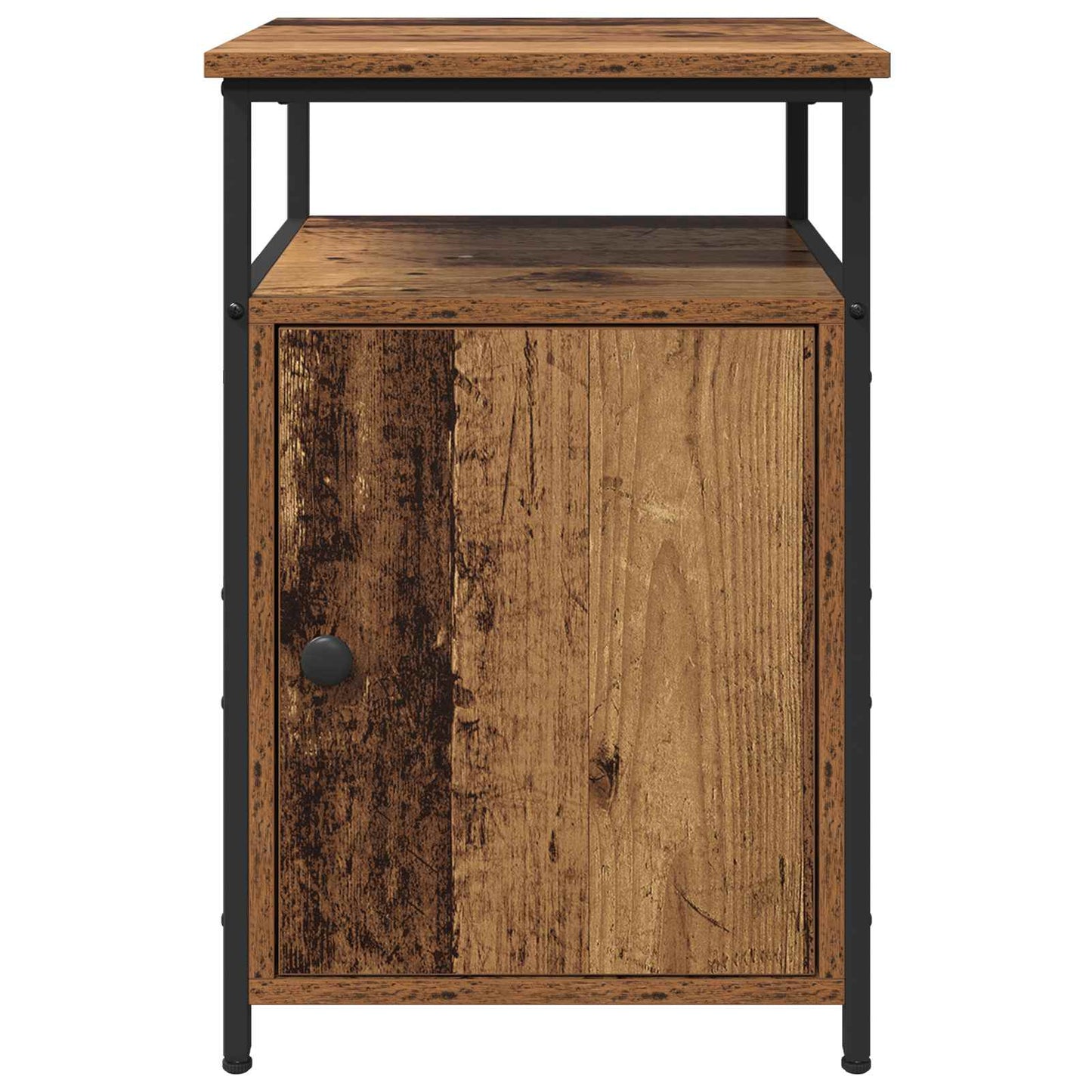 Bedside Cabinet with Drawer Old wood Engineered Wood