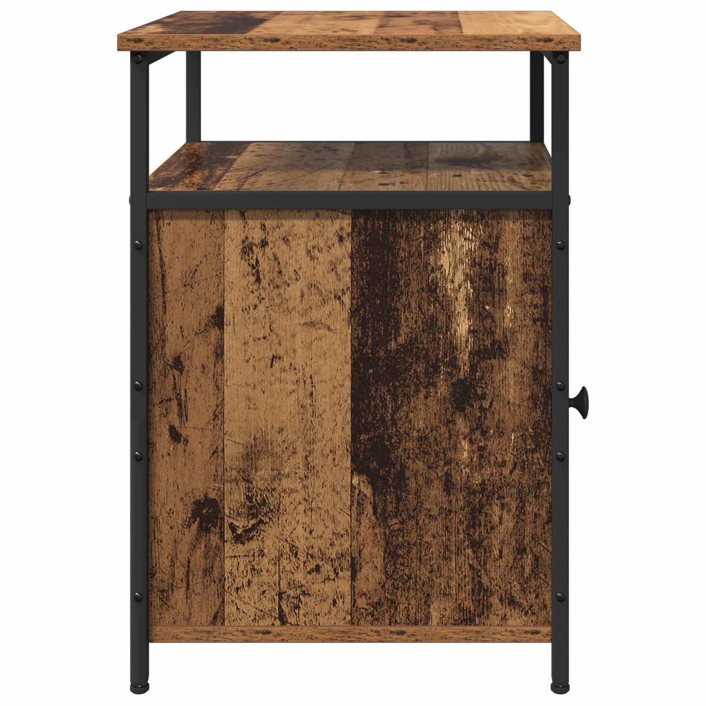 Bedside Cabinet with Drawer Old wood Engineered Wood