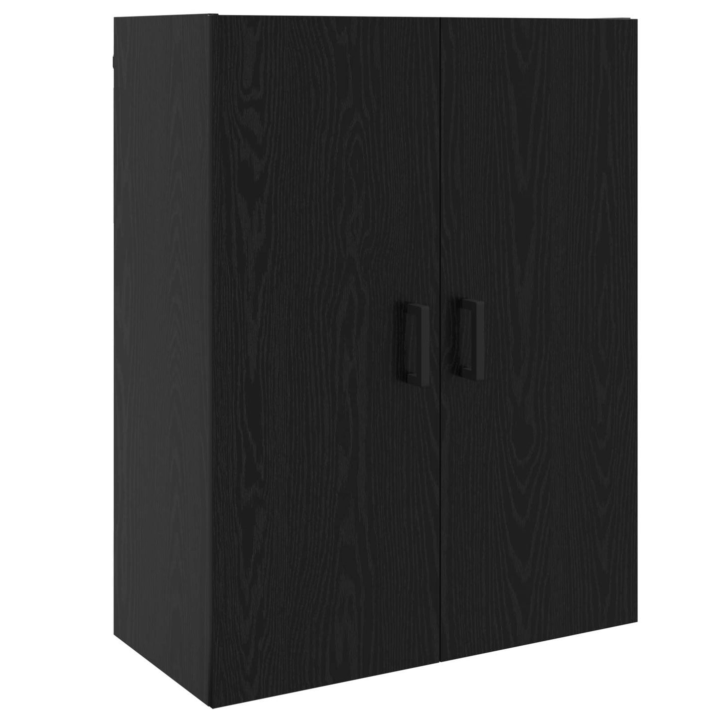 Wall Cabinet Black Oak 69.5 x 34 x 90 cm Engineered Wood
