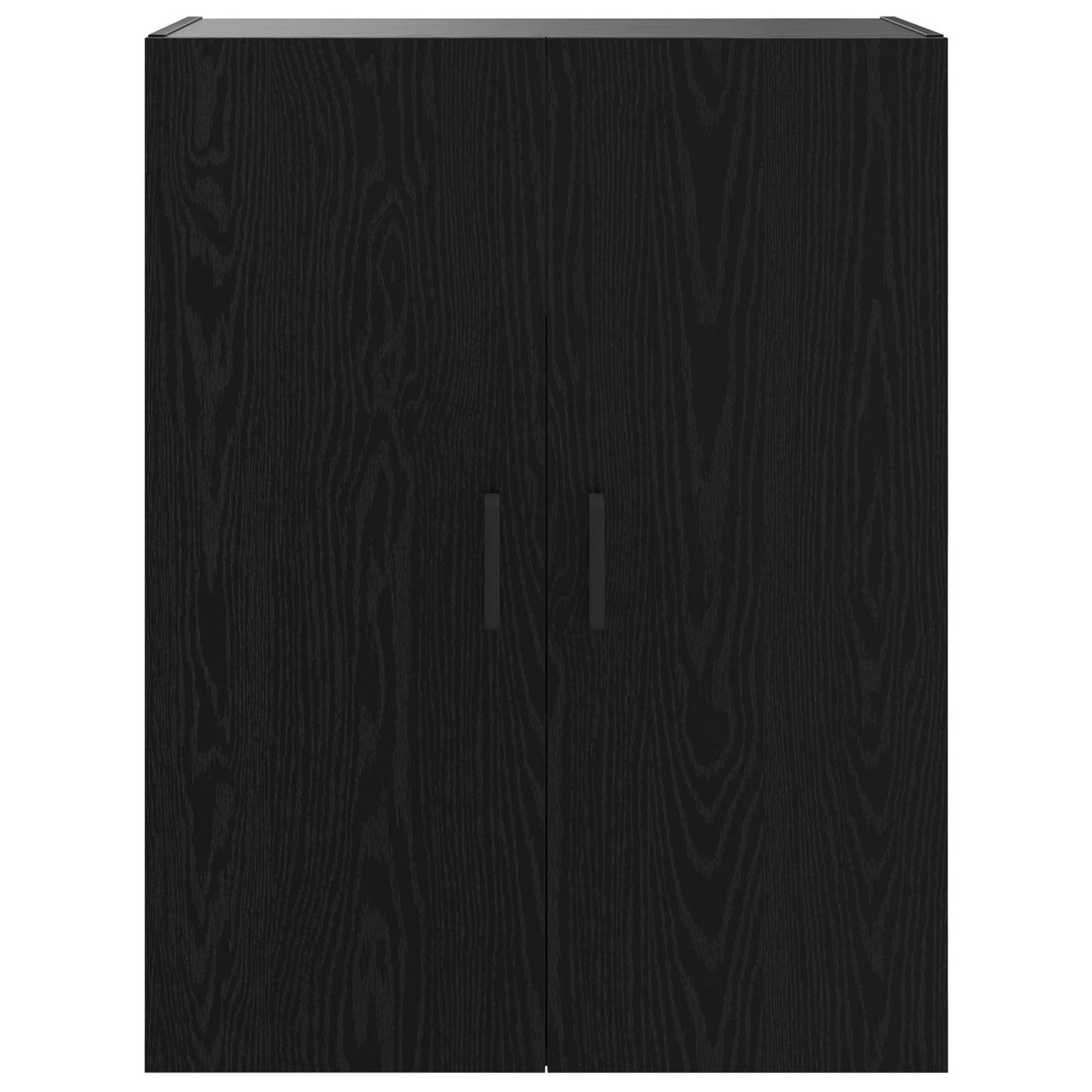 Wall Cabinet Black Oak 69.5 x 34 x 90 cm Engineered Wood
