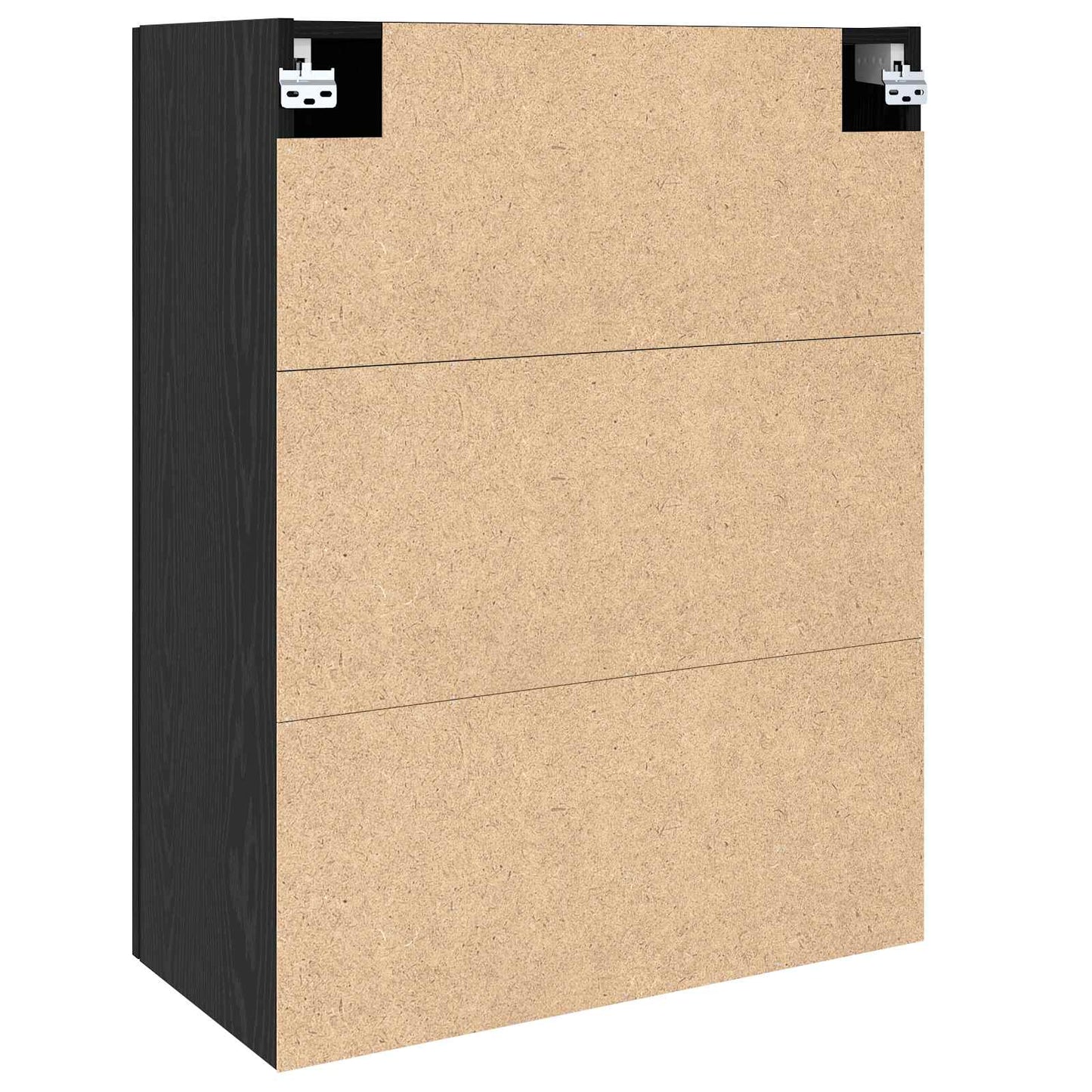 Wall Cabinet Black Oak 69.5 x 34 x 90 cm Engineered Wood