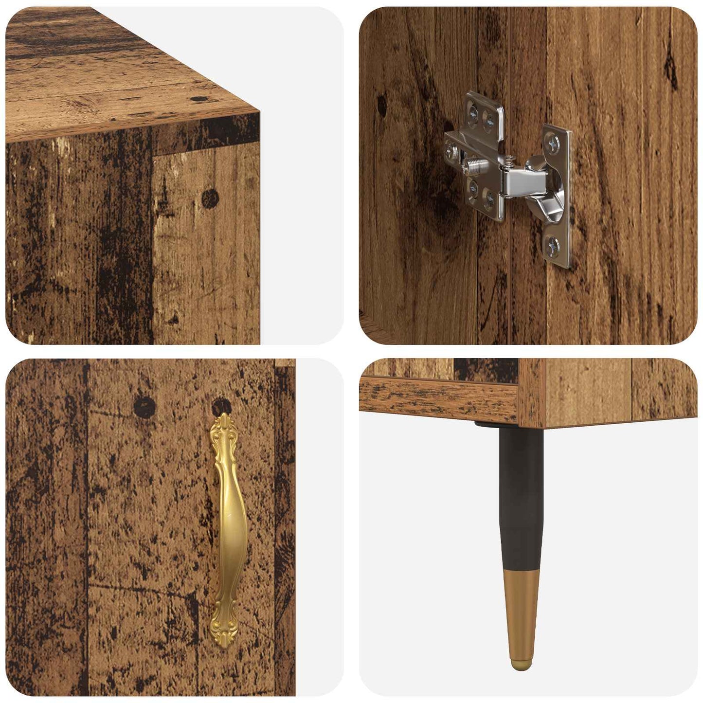 Desk Old wood Engineered wood 140 x 50 x 75 cm