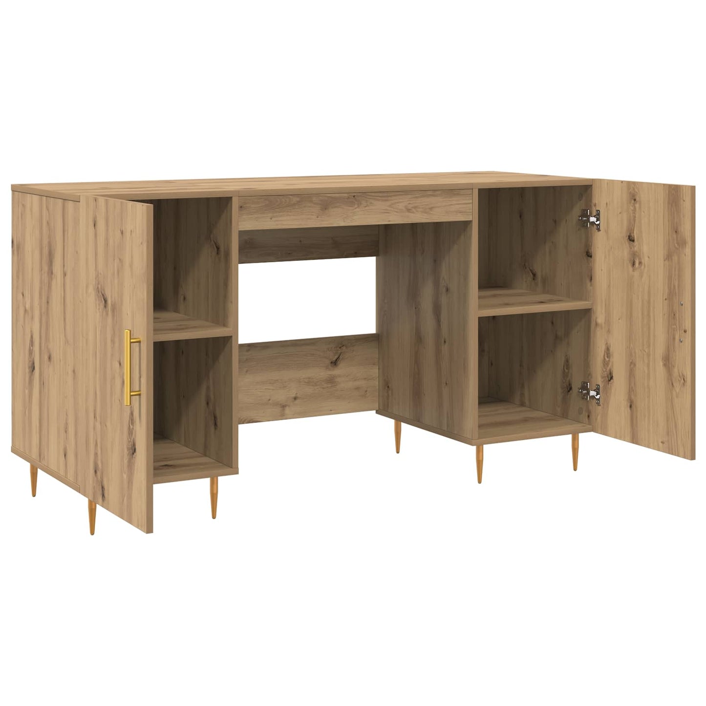 Desk Artisan oak Engineered wood 140 x 50 x 75 cm