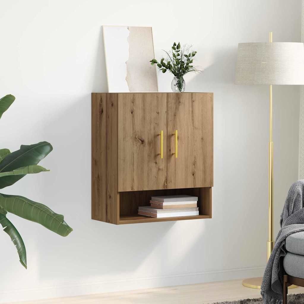 Wall Cabinet Artisan oak 60 x 31 x 70 cm Engineered wood