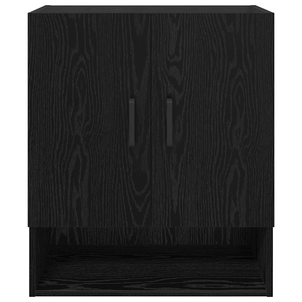 Wall Cabinet 60 x 31 x 70 cm Engineered Wood Black oak