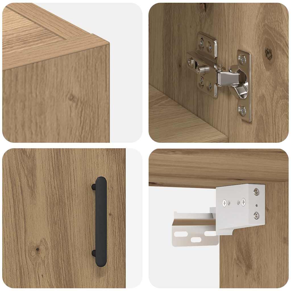 Wall-Mounted Cabinet 60 x 31 x 70 cm Engineered Wood