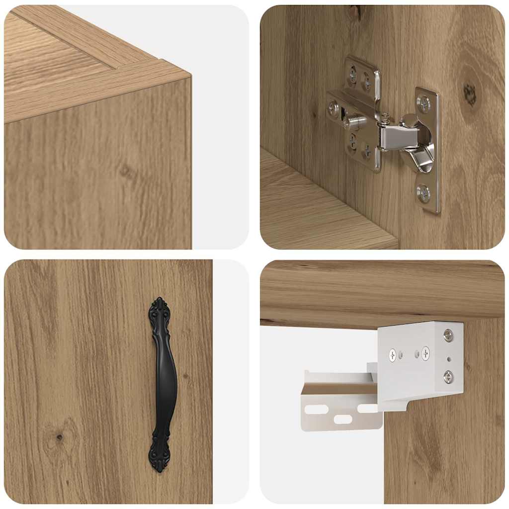 Wall-Mounted Cabinet 60 x 31 x 60 cm Engineered Wood