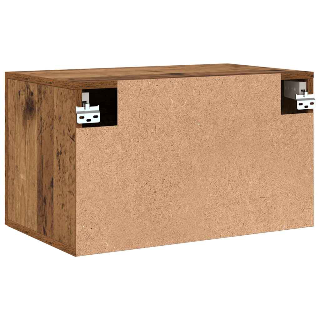 Wall-Mounted Cabinet Old Wood 60 x 36.5 x 35 cm Engineered Wood