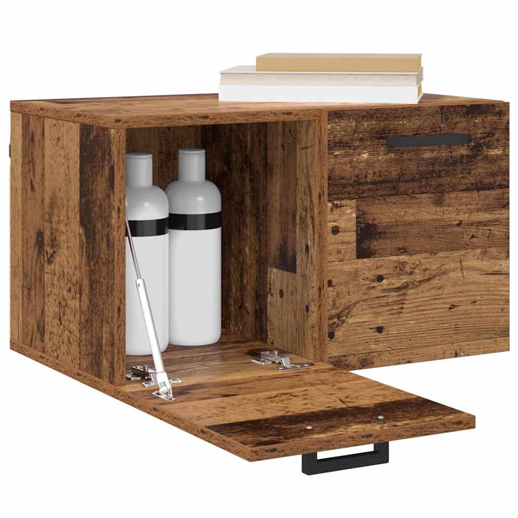 Wall-Mounted Cabinet Old Wood 60 x 36.5 x 35 cm Engineered Wood