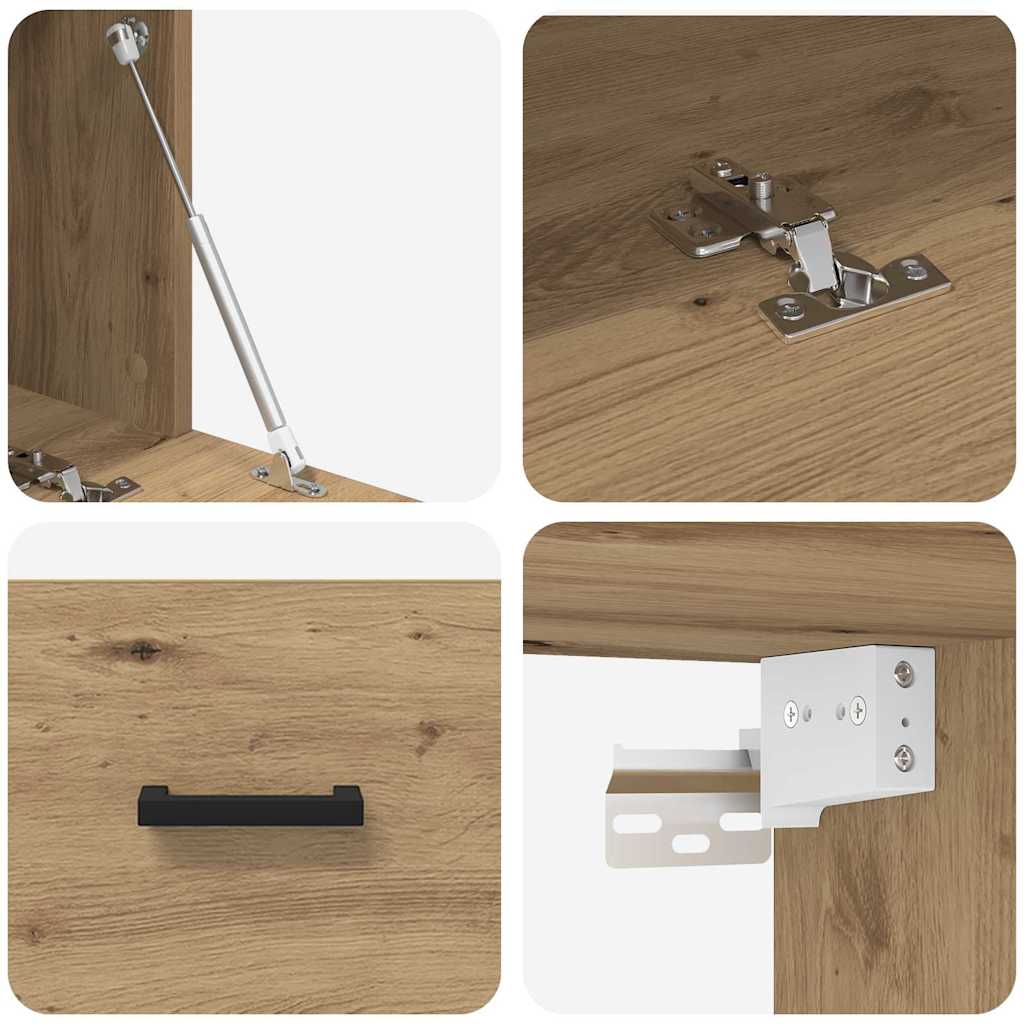 Wall-Mounted Cabinet 60 x 36.5 x 35 cm Engineered Wood