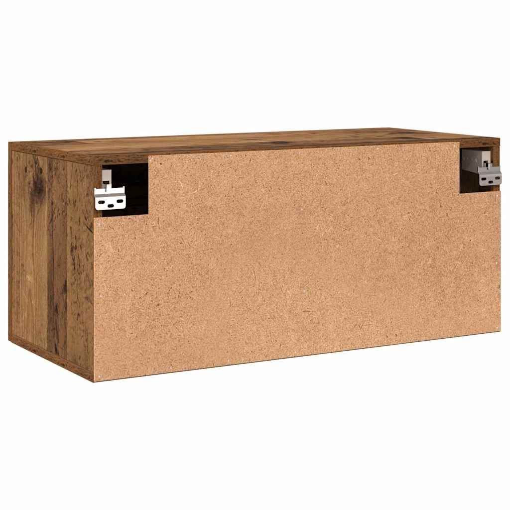 Wall Cabinet Old wood 80 x 36.5 x 35 cm Engineered wood