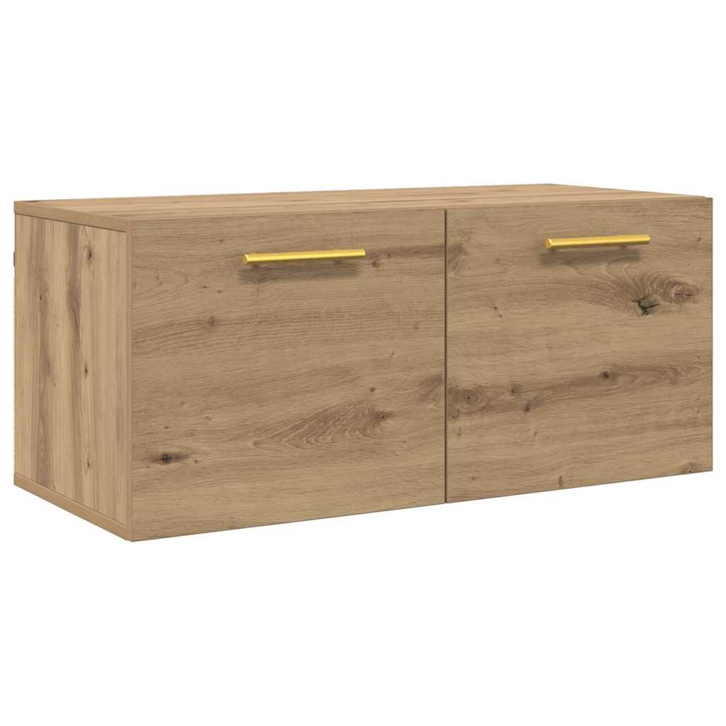 Wall Cabinet 80 x 36.5 x 35 cm Engineered Wood Artisan oak