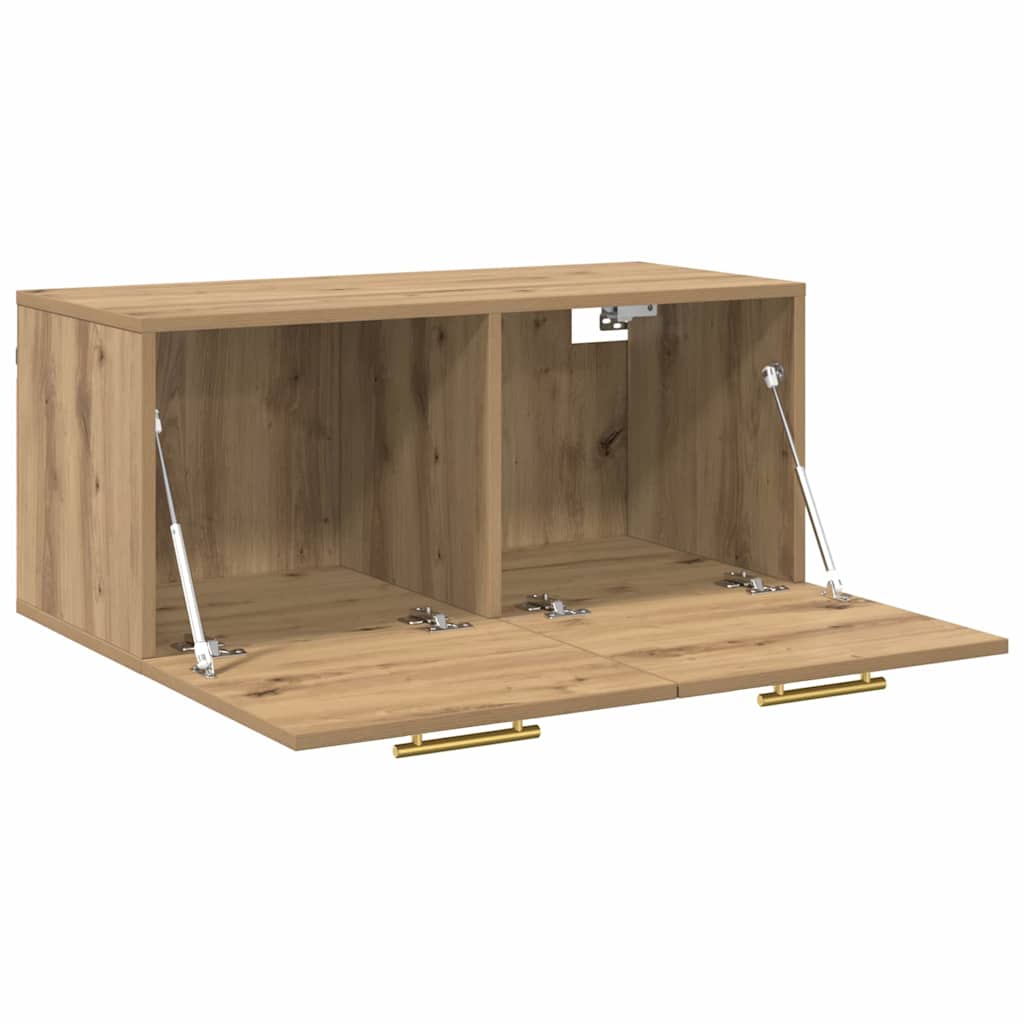 Wall Cabinet Artisan oak 80 x 36.5 x 35 cm Engineered wood
