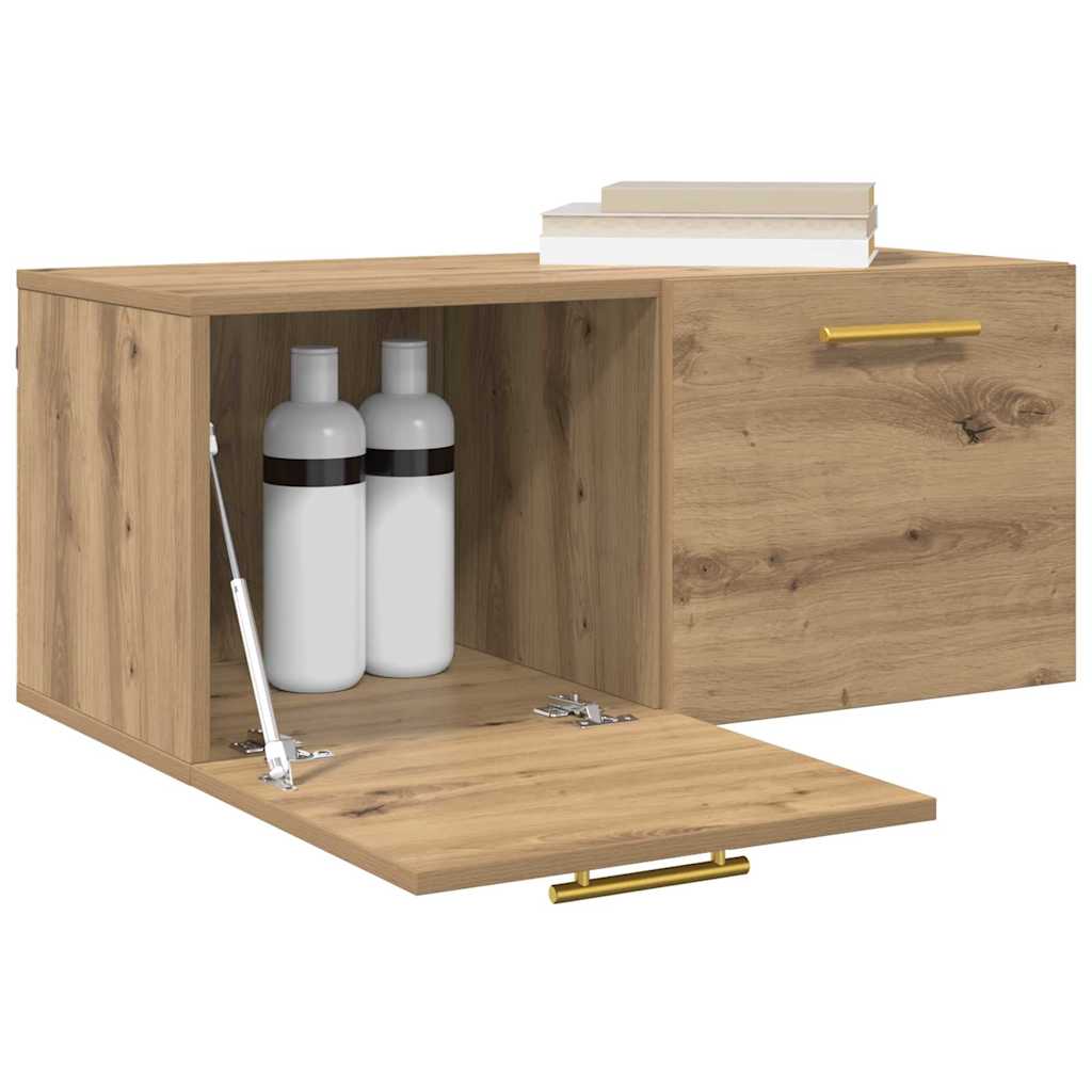 Wall Cabinet 80 x 36.5 x 35 cm Engineered Wood Artisan oak
