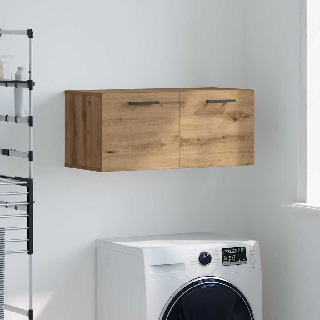 Wall Cabinet 80 x 36.5 x 35 cm Engineered Wood Artisan oak