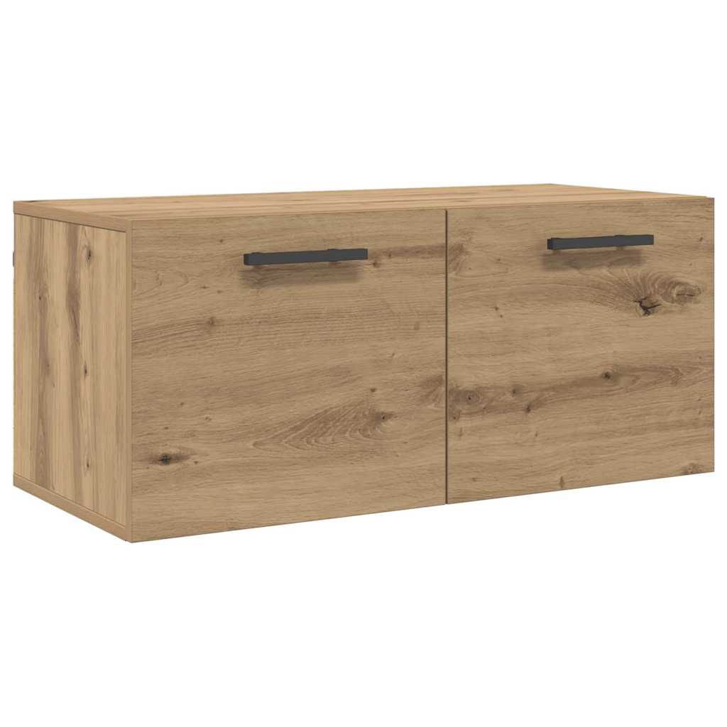 Wall Cabinet 80 x 36.5 x 35 cm Engineered Wood Artisan oak