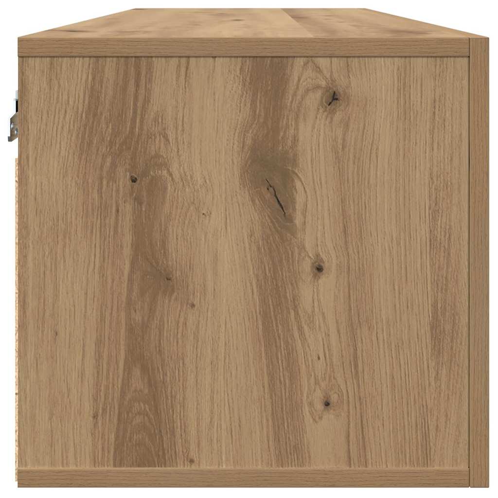Wall Cabinet 80 x 36.5 x 35 cm Engineered Wood Artisan oak