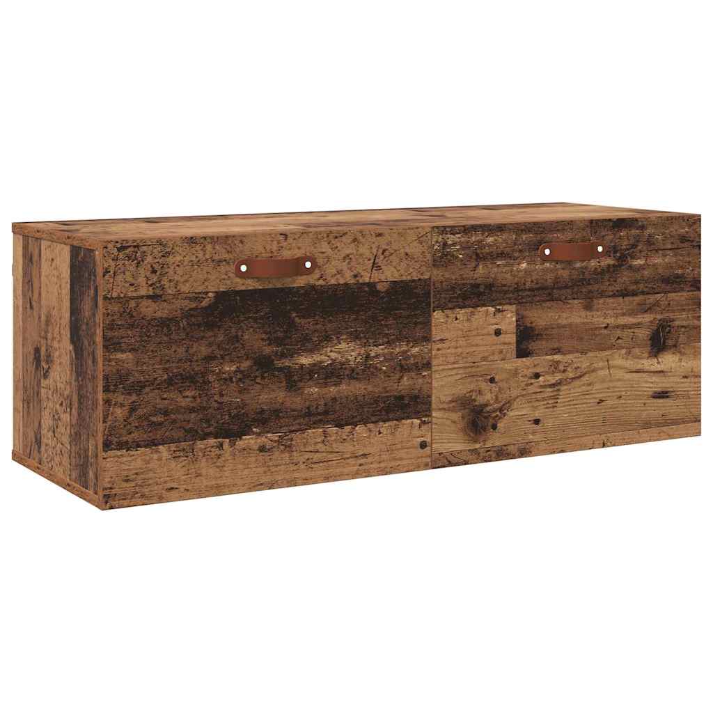Wall-Mounted Cabinet Wall-mounted Old Wood 100 x 36.5 x 35 cm