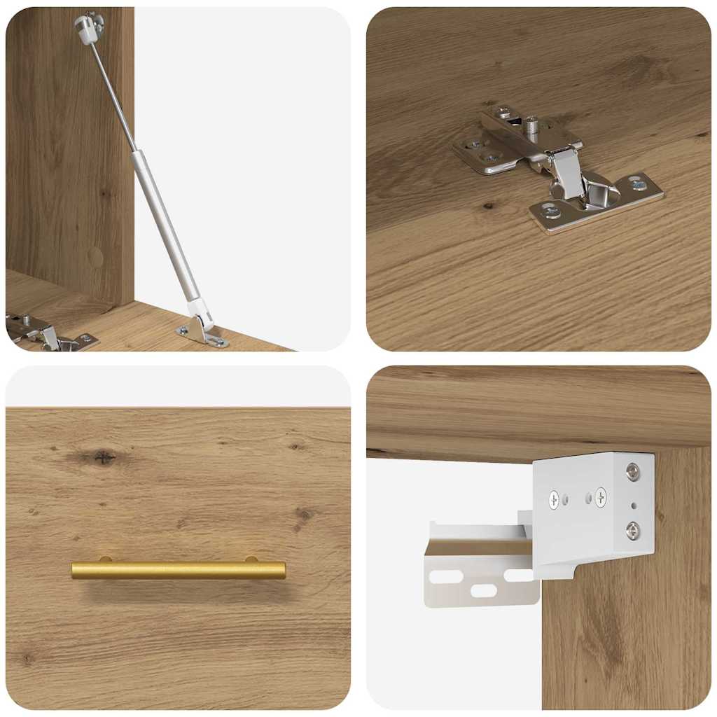 Wall Cabinet 100 x 36.5 x 35 cm Engineered Wood Artisan oak