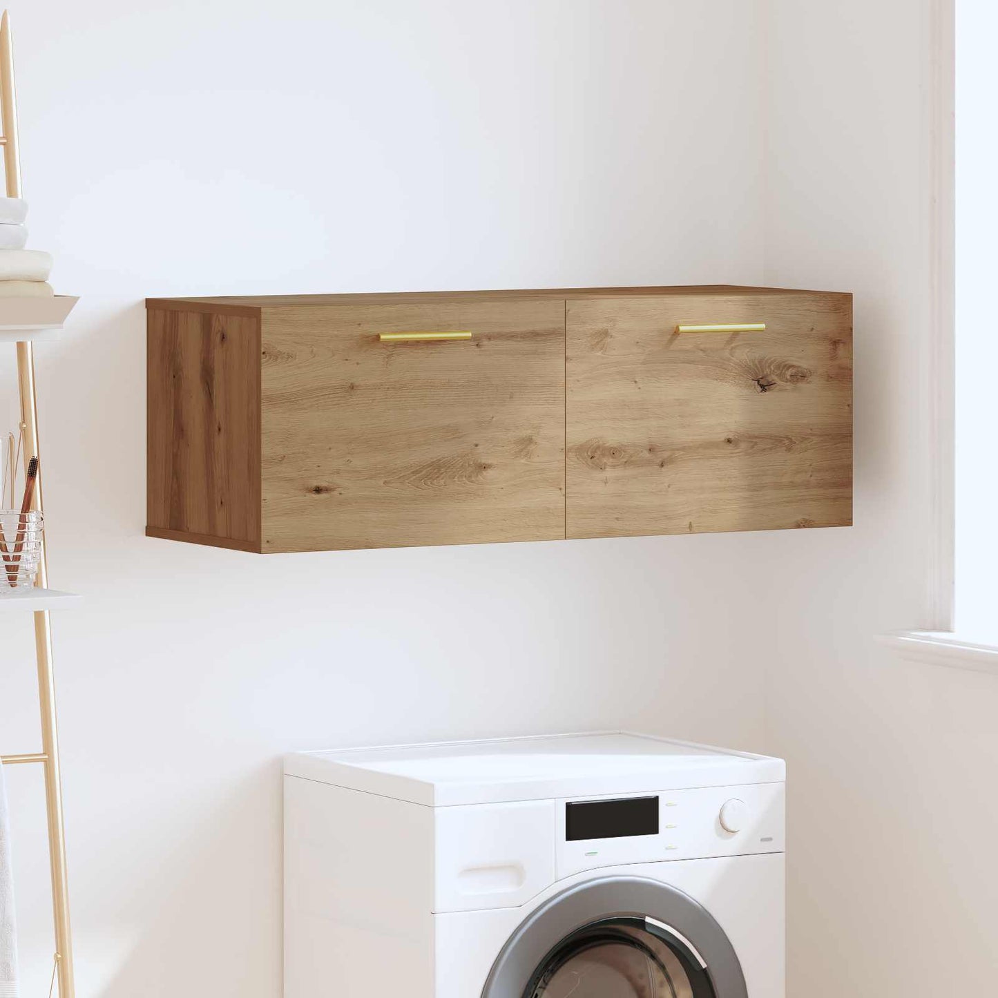Wall Cabinet 100 x 36.5 x 35 cm Engineered Wood Artisan oak