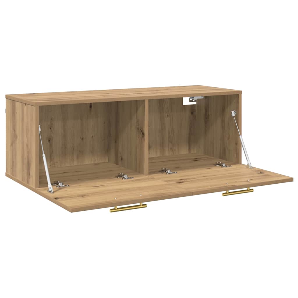 Wall Cabinet 100 x 36.5 x 35 cm Engineered Wood Artisan oak