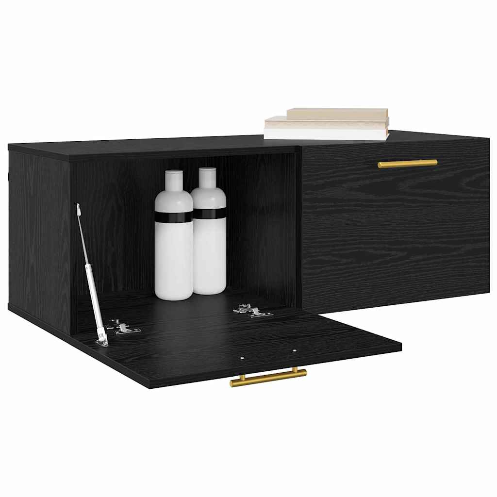 Wall Cabinet 100 x 36.5 x 35 cm Engineered Wood Black oak