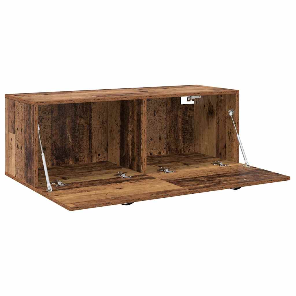 Wall-Mounted Cabinet Wall-mounted Old Wood 100 x 36.5 x 35 cm