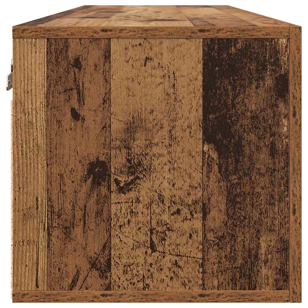 Wall-Mounted Cabinet Wall-mounted Old Wood 100 x 36.5 x 35 cm