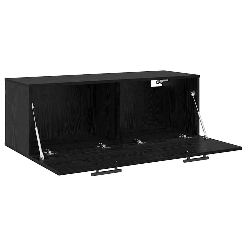 Wall Cabinet 100 x 36.5 x 35 cm Engineered Wood Black oak