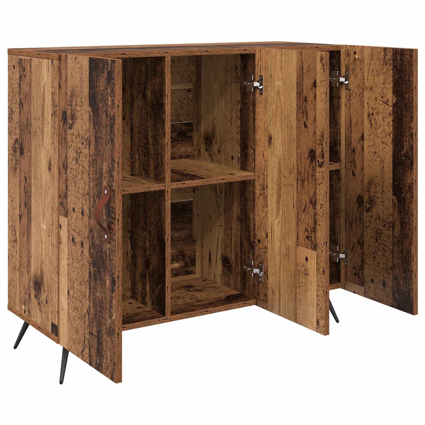 Sideboard Old Wood 89.5 x 34 x 80 cm Engineered Wood