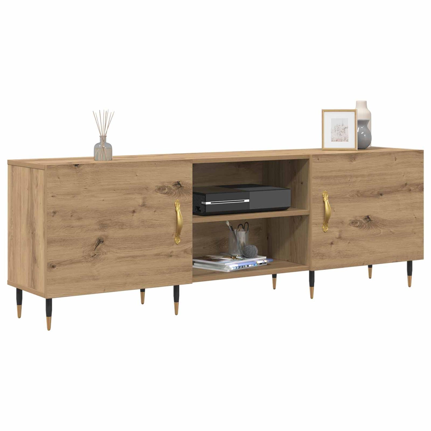 TV Cabinet Artisan oak 150 x 30 x 50 cm Engineered wood