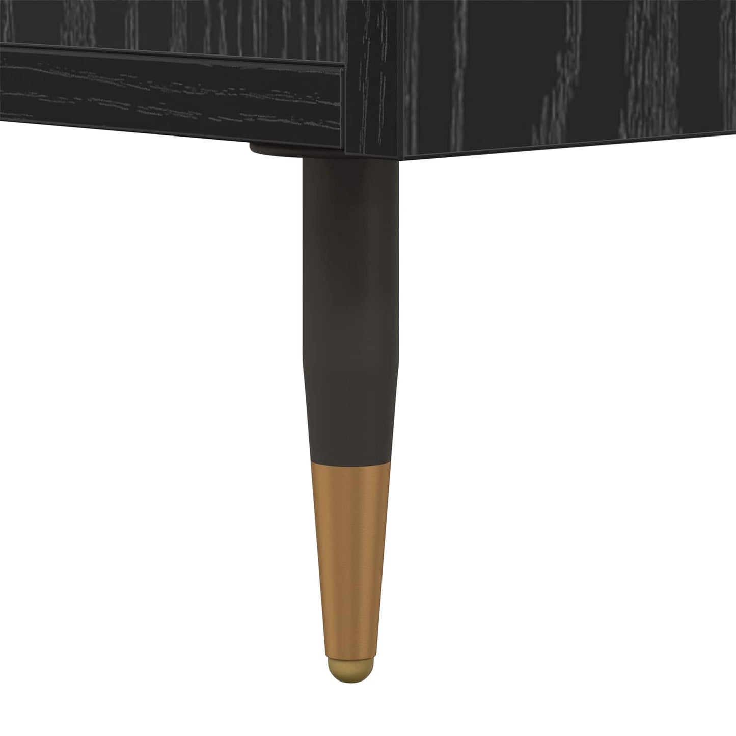 TV Cabinet Black oak 150 x 30 x 50 cm Engineered wood