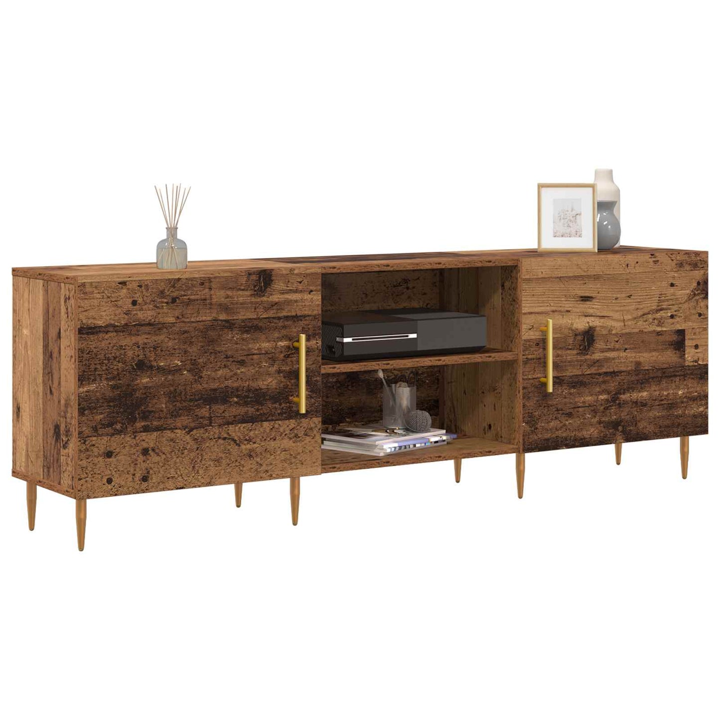 TV Cabinet Old wood 150 x 30 x 50 cm Engineered wood