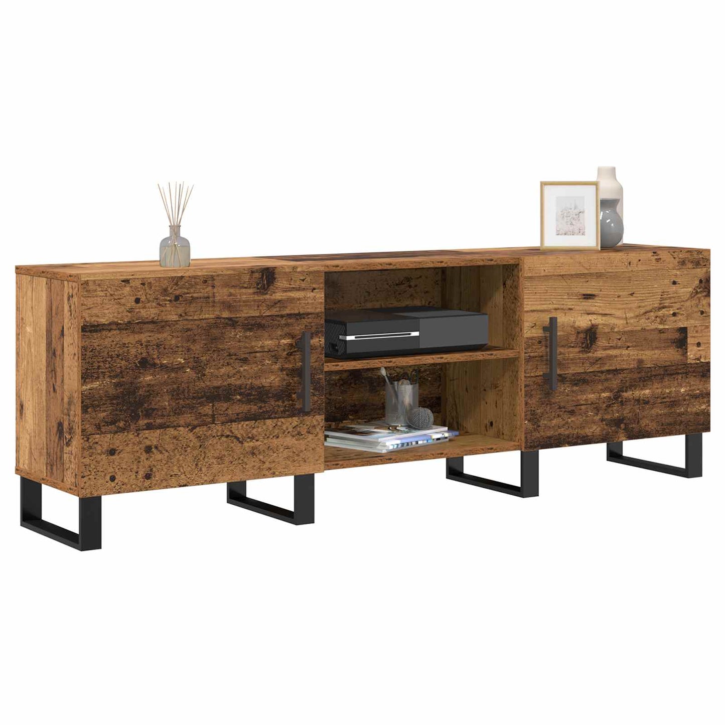 TV Cabinet Old Wood 150 x 30 x 50 cm Engineered Wood