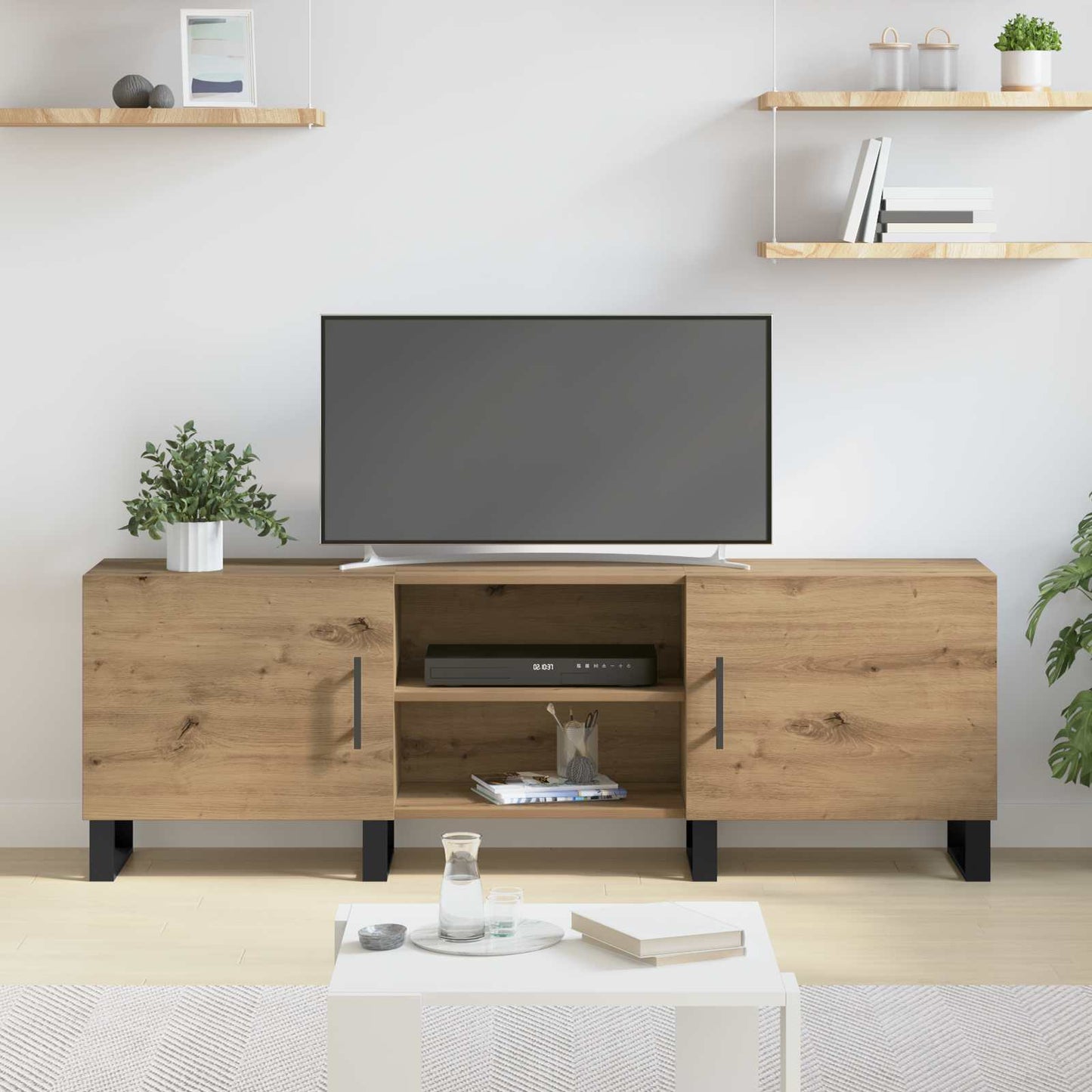 TV Cabinet Artisan Oak 150 x 30 x 50 cm Engineered Wood