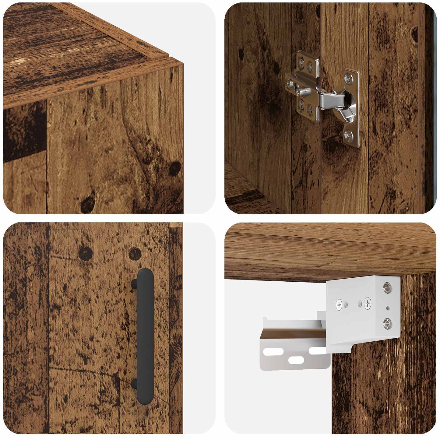 Sideboard Old Wood 69.5 x 34 x 90 cm Engineered Wood