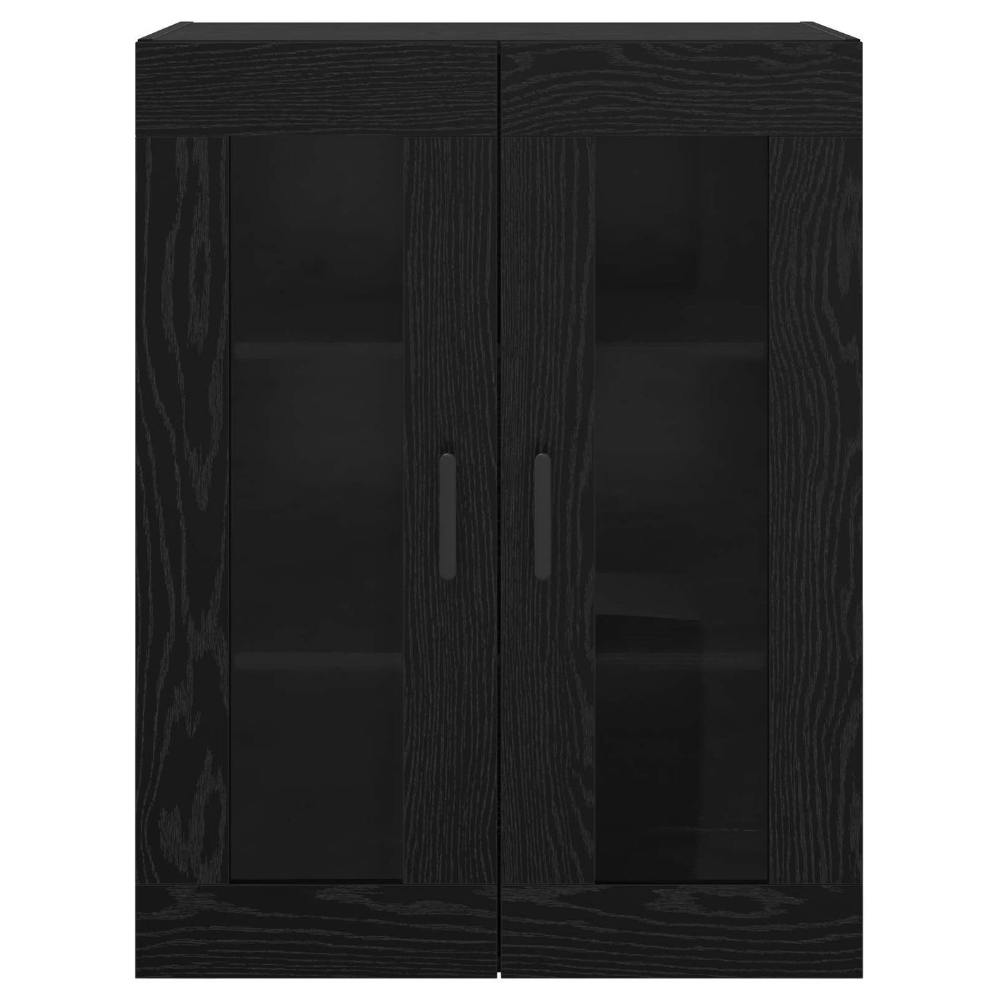 Sideboard Black Oak 69.5 x 34 x 90 cm Engineered Wood