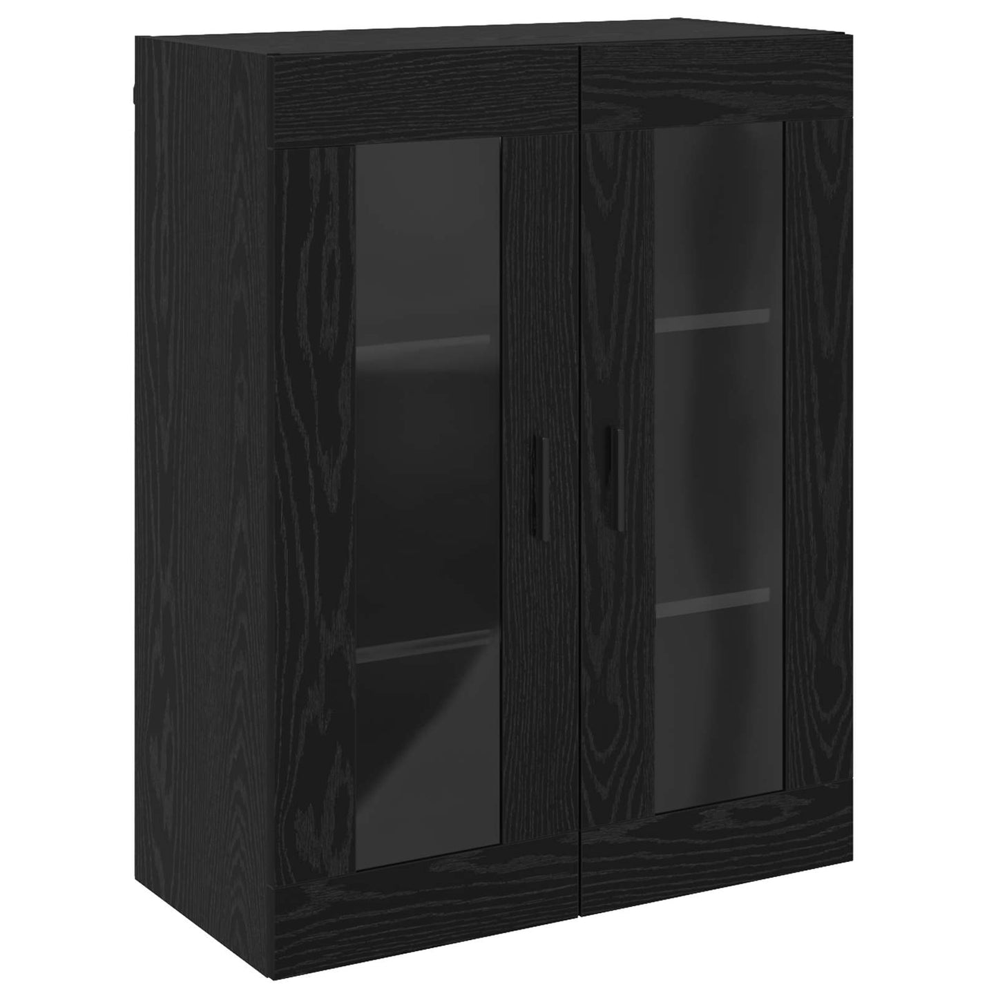 Wall Mounted Cabinet Black 69.5 x 34 x 90 cm Engineered Wood