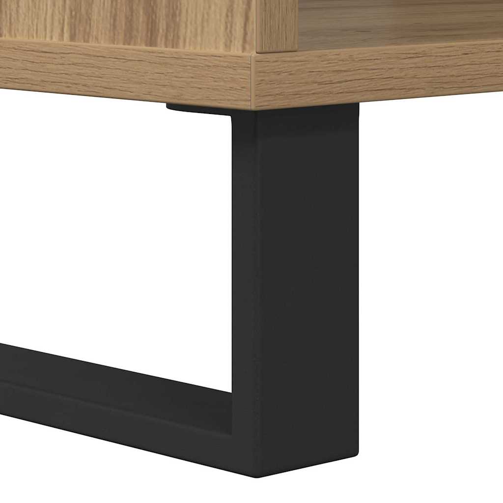 Coffee Table Artisan oak 60 x 50 x 40 cm Engineered wood