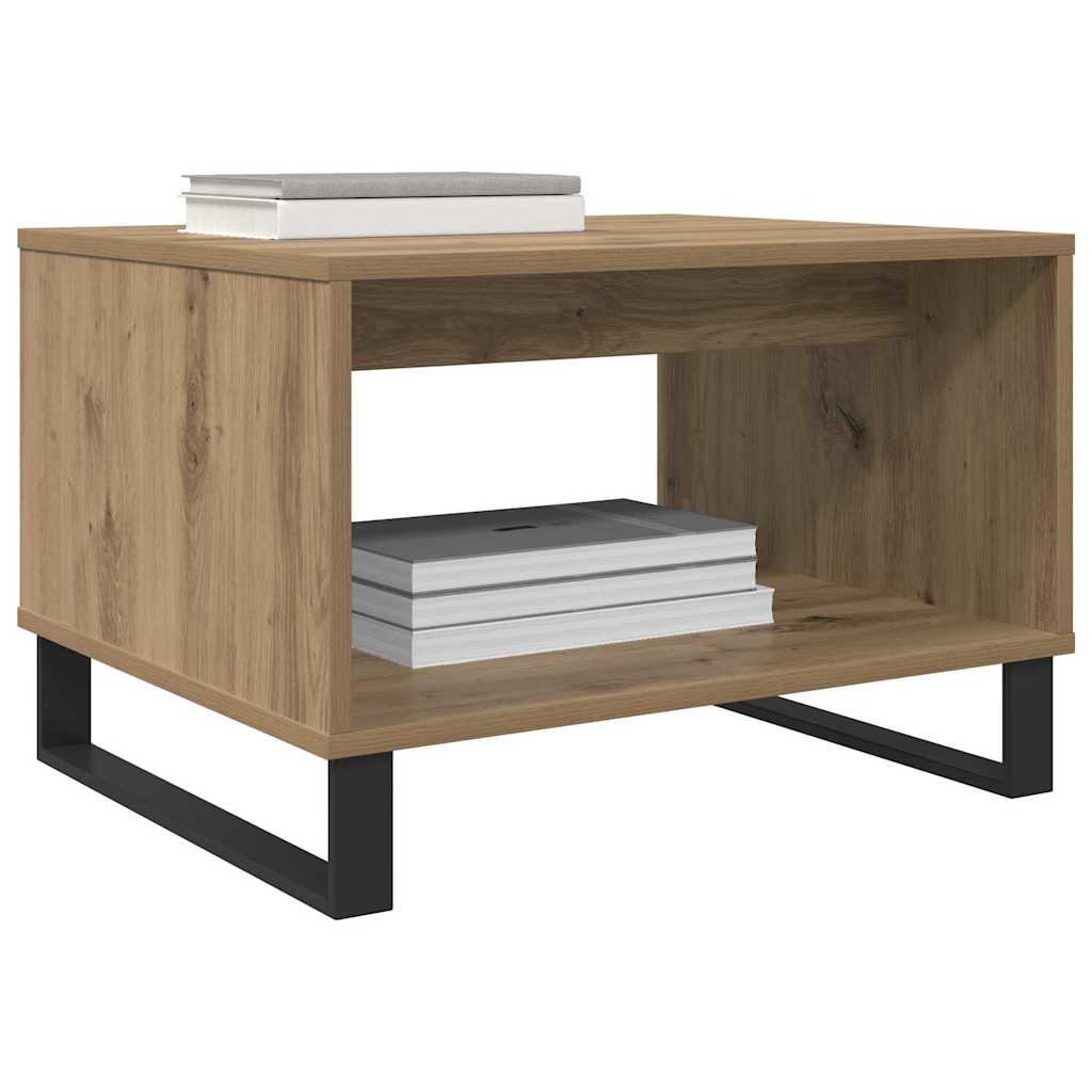 Coffee Table Artisan oak 60 x 50 x 40 cm Engineered wood