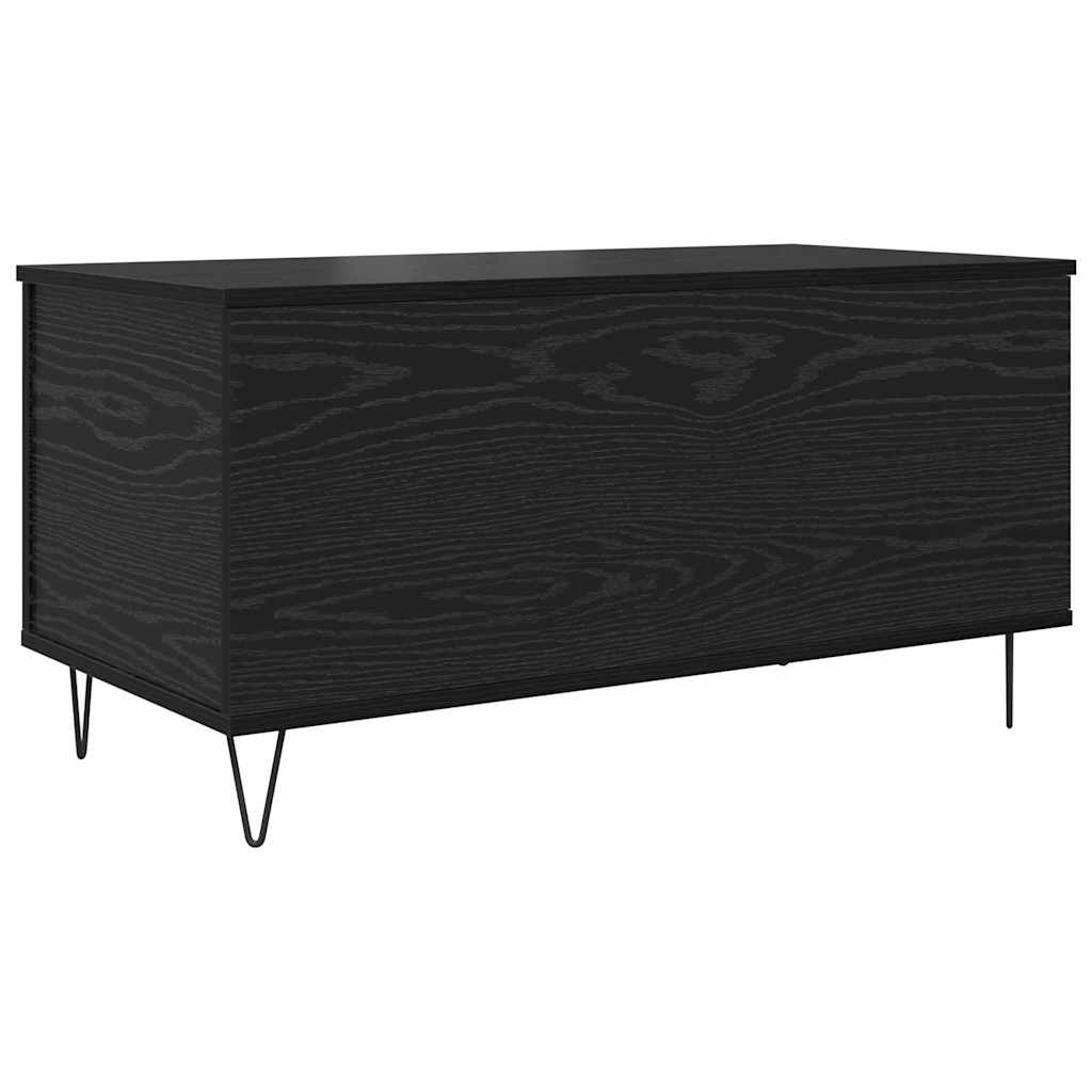 Coffee Table Black oak 90 x 44.5 x 45 cm Engineered wood