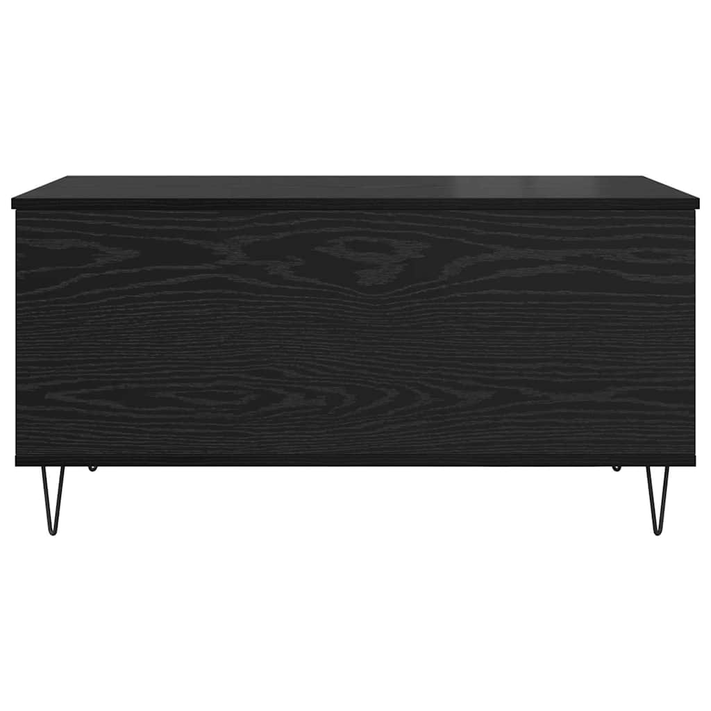 Coffee Table Black oak 90 x 44.5 x 45 cm Engineered wood