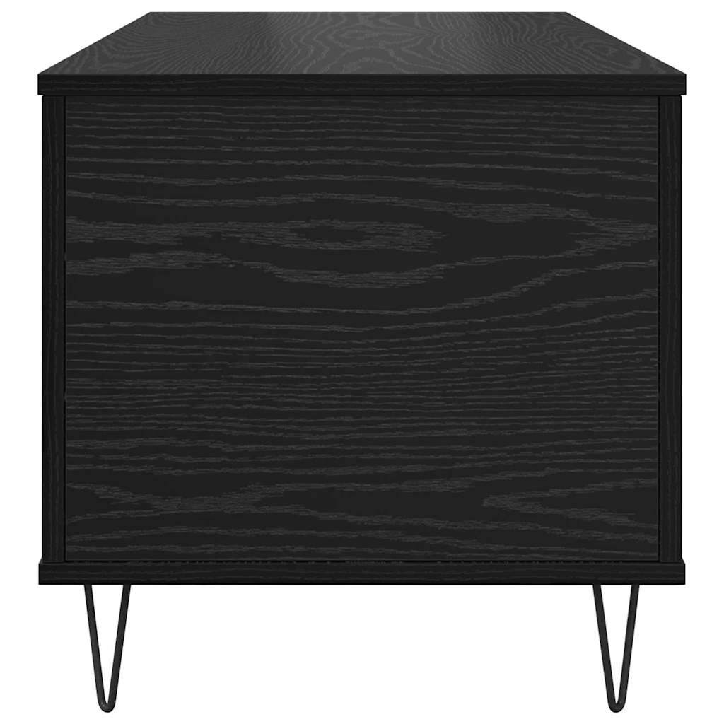 Coffee Table Black oak 90 x 44.5 x 45 cm Engineered wood